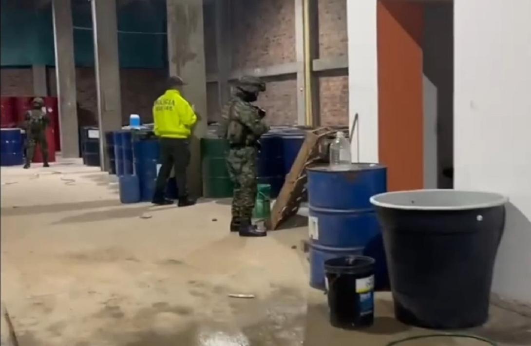 Ejército Nacional ubicó un centro de acopio de sustancias que tenían como destino el GAO ELN