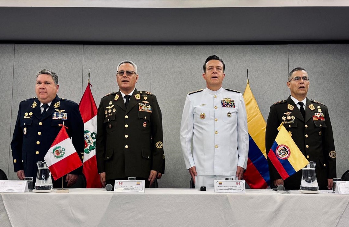 XXV Ronda de Conversaciones Bilaterales Fuerzas Militares de Colombia y Per煤