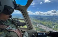 Misiones aéreas para incentivar la desmovilización en el suroriente del país