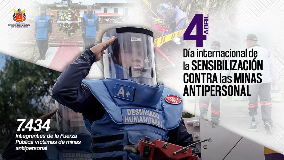 7.434 soldados marcados por el conflicto: el compromiso de las Fuerzas Militares frente a las minas antipersonal